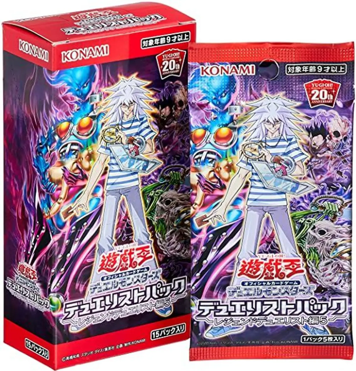 Konami Yugioh OCG Japanese Legendary Duelist 5 Booster Set - 15 packs