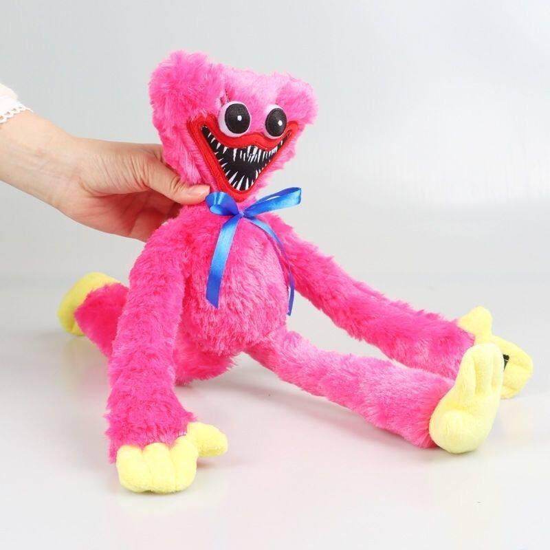 Poppy Playtime Huggy Wuggy & Kissy Missy Plush Set Blue Pink Soft Stuffed Doll Horror Game Gift
