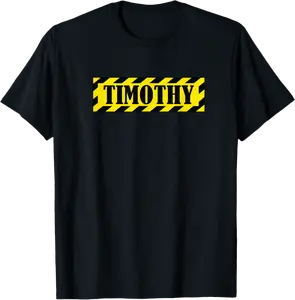 Best Gift for Men Named Timothy Boy Name T-Shirt - Thaddeusneh Shop RWKB08FYKCVHV
