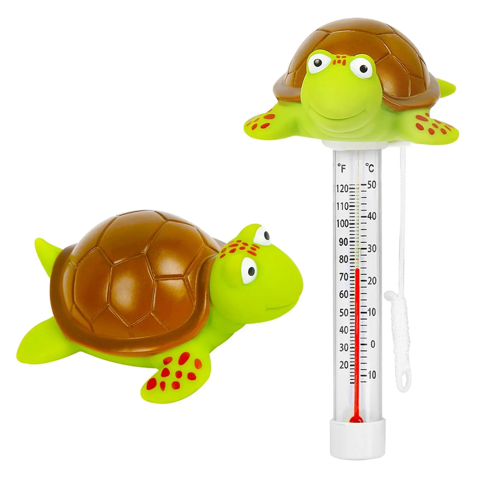 XY-WQ Floating Pool Thermometer, Large Size Easy Read for Water Temperature with String - Swimming Pools, Spas, Hot Tubs, Ponds