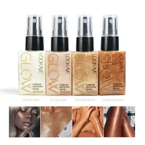 Brilliant Glittering Body Shimmer Spray, Face & Hair Highlighter Spray, 4 shades suitable for all skin tones