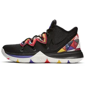 Nike Kyrie 5 Chinese New Year OG Low-Top Lace-Up Basketball Shoes for Men with Patchwork Design