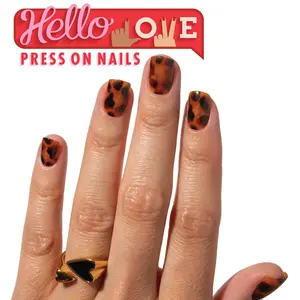 Hello Love Press-On Nails: Short Square Hello Love Press-On Nails: Short Square
