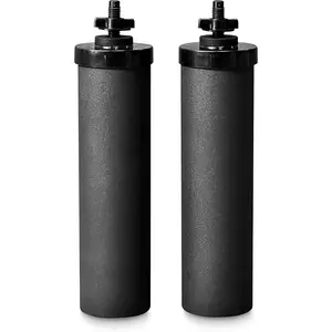 AFC Brand Model # AFC-GVF-CB Replacement Water Filters/Cartridges, Compatible with Berkey BB9-2 Carbon block, Gravity Replacement and Countertop Water Purification, 2-Pack