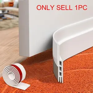 Door Bottom Sealing Strip, Practical Windproof Dustproof Noise Reduction, Effective Cockroach Prevention, Suitable for Living Room Bedroom Door, Door Hardware