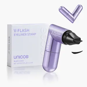 Unicos Eyeliner Stamp - Winged Eyeliner Stamp- Waterproof & Smudge-Proof Ink, Eyeliner Makeup Tool for Beginners, Convenient Cosmetic Tool