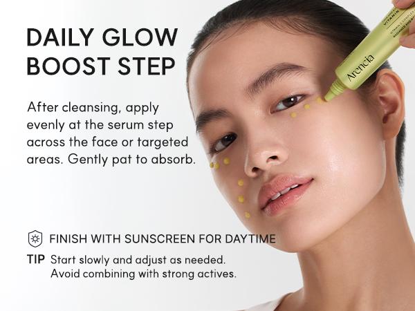 Vitamin C Booster Shot, Pure Vitamin C + Glutathione for Bright, Healthy Skin Glow, 1.01 fl oz