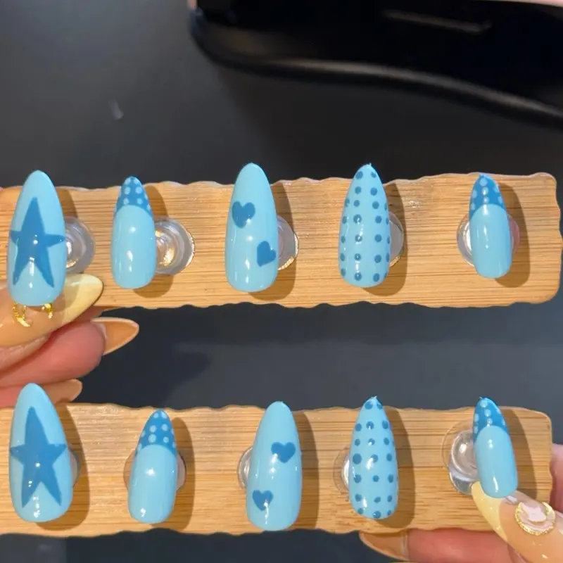 handmade gel x press on nails