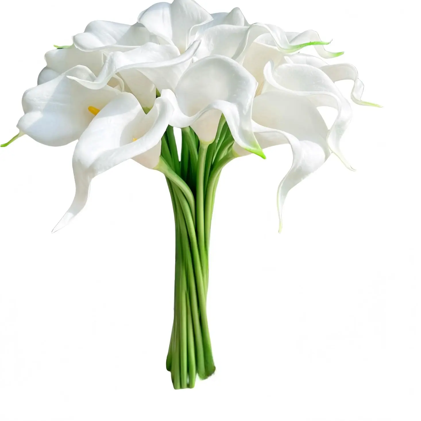 12 Pcs Faux Calla Lily Artificial Flowers, Decorative Artificial Plants Real Touch PU Fake Lilies for Wedding Bouquets, Home Table Decor, Mother's Day Gifts, Plastic Faux Flowers, Artificial Flower Decorations