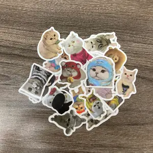 [Random 5 sticker] Pcs Cat and Dog Stickers for Kids, Cute Stickers