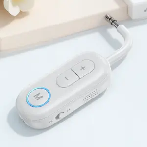 Bluetooth 5.3 Audio Adapter 2-in-1 Transmitter Receiver for TV Car 3.5mm Jack Wireless Sound