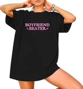 Funny Boyfriend Beater T-Shirt sarcastic shirt, novelty humor tee, sarcastic gifts, women's funny apparel, casual graphic top