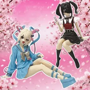 Anime Rain Action Figures NEEDY GIRL OVERDOSE Figures Beautiful Girl Cute PVC Model Collection Desktop Toys Peripheral Gifts