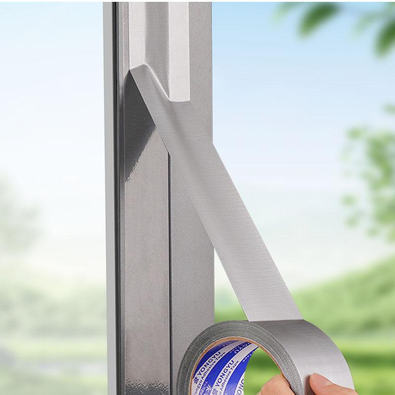 1 Rolls Windproof Tape Winter Window Insulation Cloth Base Sealing No Residue Single Sided Waterproof High Adhesive TapeTape for Insulation Windproof for Home Repairs Prevents Cold Air Drafts and Gaps