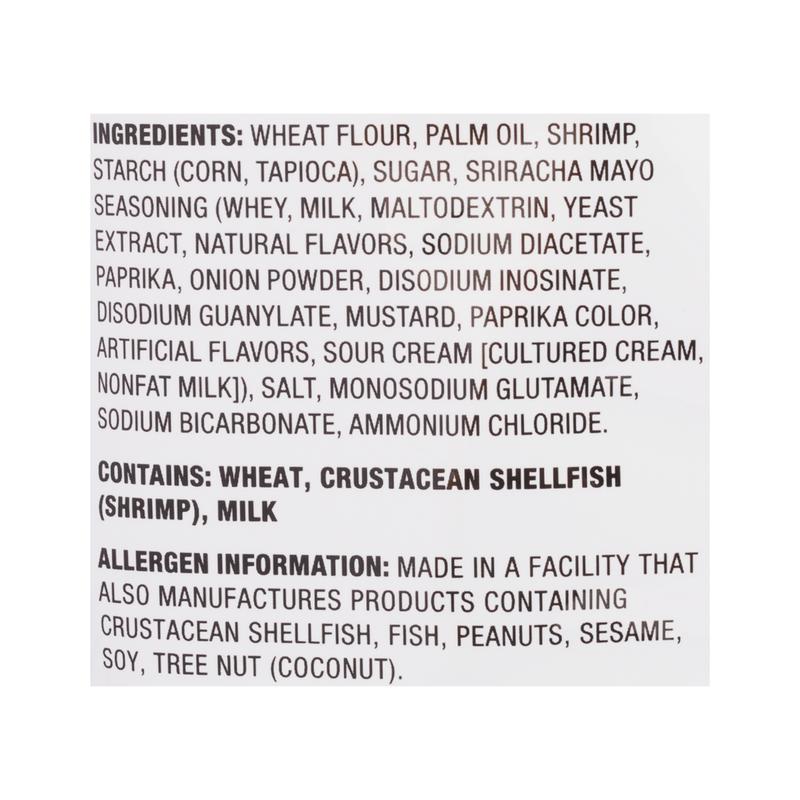 Calbee Shrimp Chips, Sriracha Mayo Flavor 3.3 oz