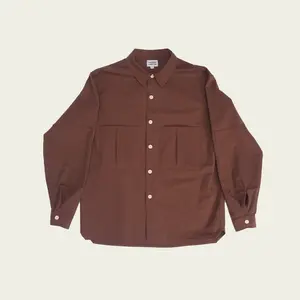 Hunting Shirtt Brown Cotton Ripstop