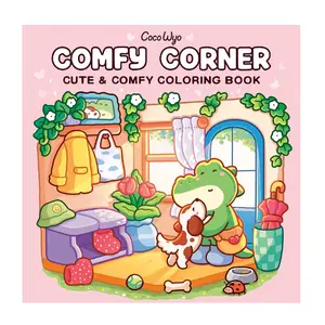 Comfy Corner: Coloring Book for Adults and Kids (Cozy Spaces Coloring)