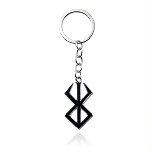 Anime Berserk Symbol Logo Necklace Trendy Fashion Guts Sword Logo Pendants Cosplay Jewelry Decoration Necklace Props Gifts 2024