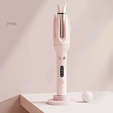 28mm Stone Ceramic Barrel Automatic Curling Iron, Auto Rotate Hair Tool with Built-In Intelligent Protection System, Ionic Anti-Frizz Styler, 4 Temperature Settings, LED Display, Home Salon Travel Gift Hair Tools