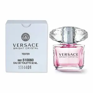 Versace Bright Crystal Eau de Toilette 3.0 Oz for Women Tester Long Lasting Fresh Floral Fragrance Versace Bright Crystal Eau de Toilette 3.0 Oz for Women Tester Long Lasting Fresh Floral Fragrance