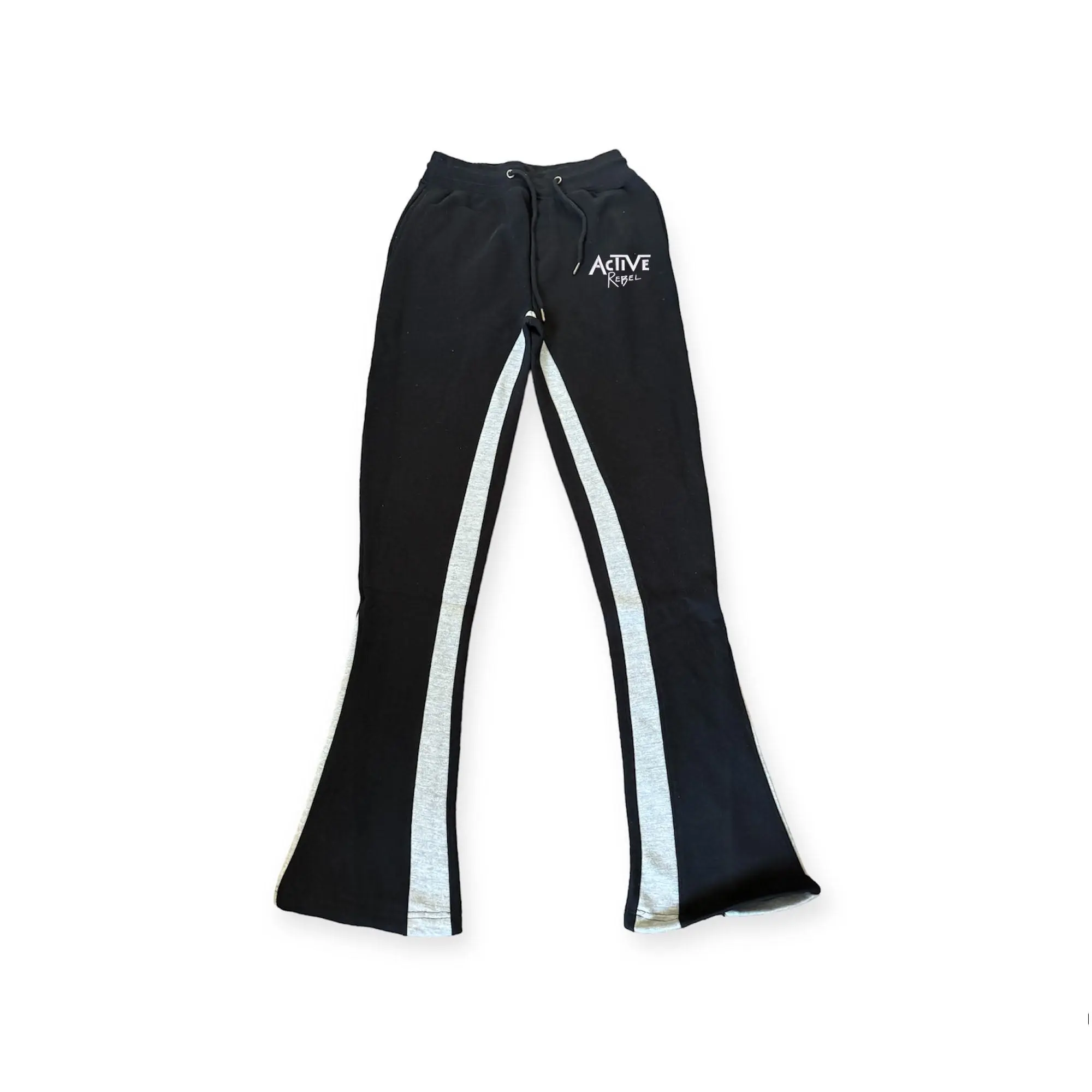 Active Rebel Flares Sweats (Blk and White)