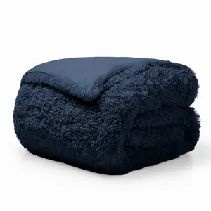 Bare Home Shaggy Duvet Cover - Plush, Super Soft