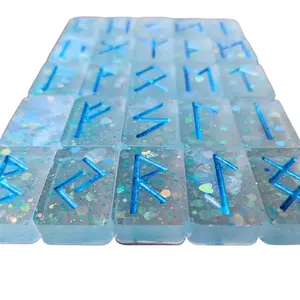 Shimmering Blue Mermaid Rune Set - Fortune Telling, Tarot, Runic, Psychic Abilities
