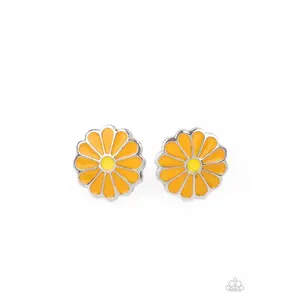 Budding Out - Orange Earrings