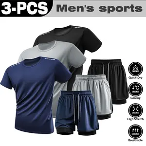 2026 Summer New Sports Tight-Fitting Set, Comfortable High-Elasticity Yoga Set, New Summer Lightweight Quick-Dry Pants, Two-in-One Sports Pants, Breathable Fitness Short Set for Older Children Running Training