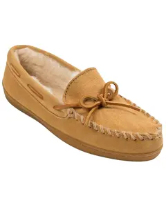 Minnetonka Men's Men'S Hardsole Pile Lined Moccasins - 3901-Tan