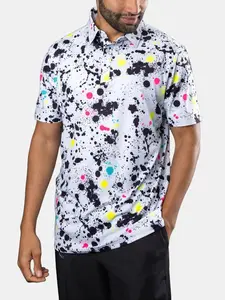 Splatter Premium Golf Polo for Style & Performance | Unique Design Polo For Men