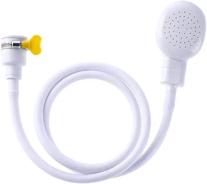 Sink Spray Rubber Hose, Sink Hose Attachment for Faucet Portable Sink Hose Faucet Sprayer, Shampoo Sprayer Hose for Dog, Pets, Bathing Baby, Washing Hair, Rinsing Vegetables.