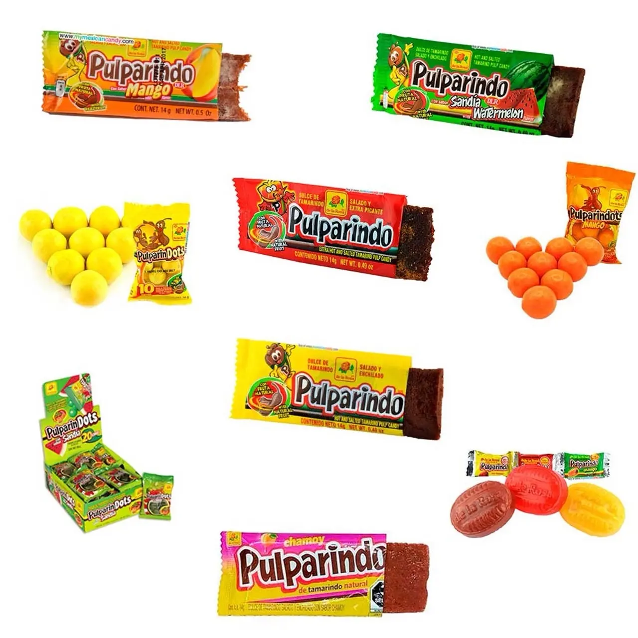 Mexican Fiesta Mix – Authentic Savory & Spicy & Sweet Snack Bag Candy Bonbon