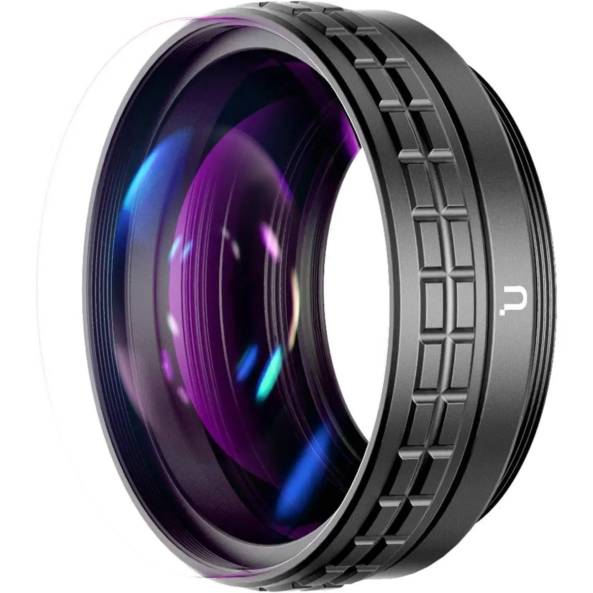 2-in-1 Aluminum Alloy CNC Frame Low Dispersion Camera Lens - 18mm Wide Angle, 10X Macro Lens with 52mm Bayonet, 1-Piece Design, 30-Layer Nano-Coating, Seamless Joint for Sony ZV1, RX100 VII Cameras