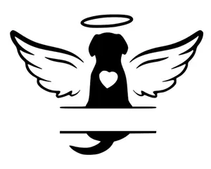 Personalized Dog Memorial Vinyl Decal/Sticker, Permanent Vinyl, For Windows, Mirrors, Cups, Cars, Any Smooth, Shiny Surface, Decoration