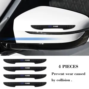 Ford Car Door Thickening Anti-Collision Strips, Badge Logo Design, Rearview Mirror Corner Bumper Handle Universal Protection Stickers