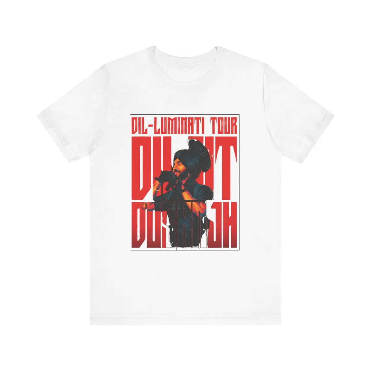 Diljit Dosanjh l Punjabi Singer l Desi Singer l Indian Singer l Bollywood l South Asian l Unisex Jersey Short Sleeve Tee l Sikh l Punjabi Casual Classic