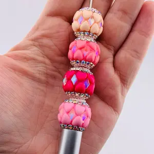 F8-Solid Colored Bubble Hearts 2 Pack - Perfect for pens and key chains