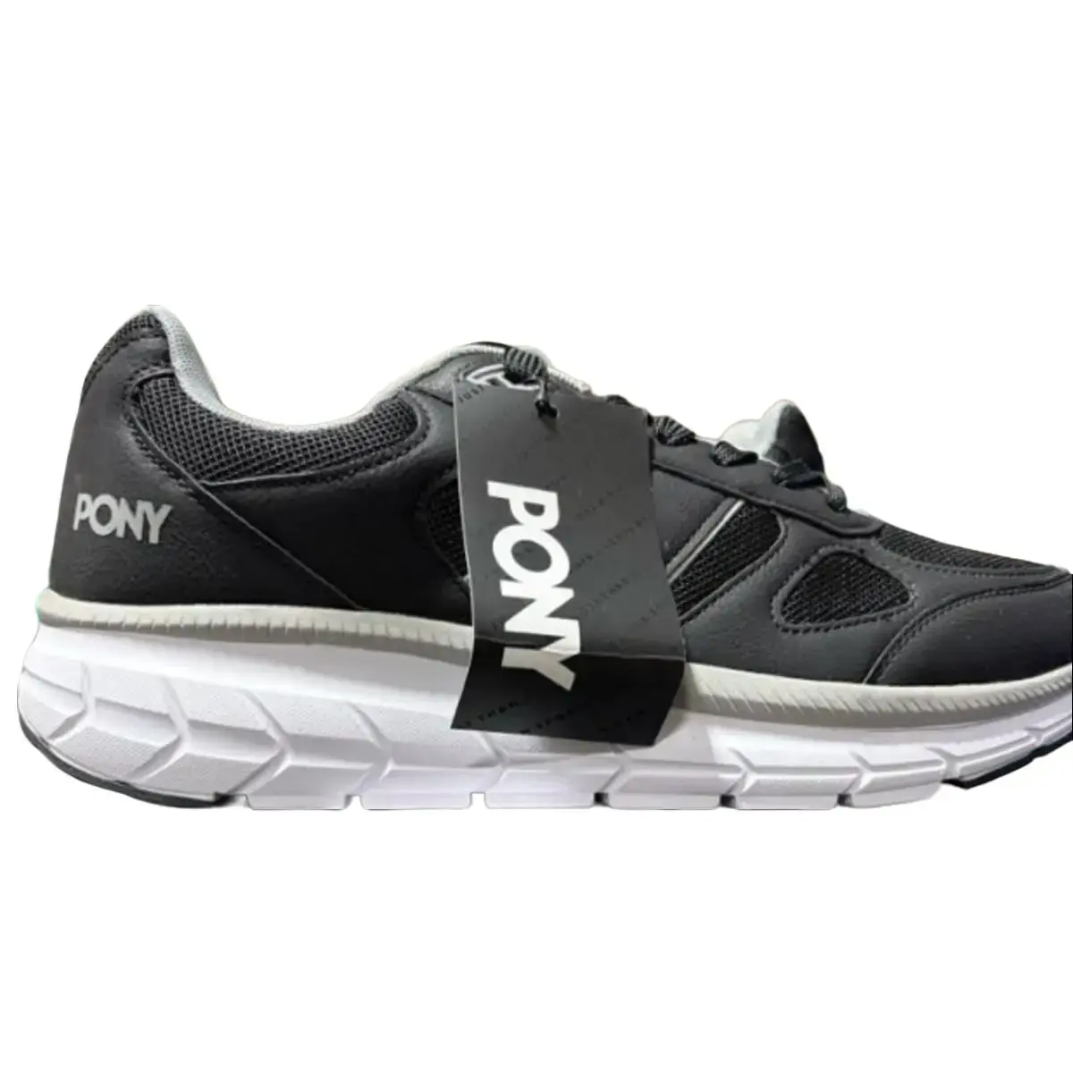 Pony R-837 Black Grey Men's Fashion Shoes New