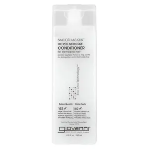 Giovanni Smooth As Silk™, Deeper Moisture Conditioner, For Damaged Hair, 8.5 fl oz (250 ml)
