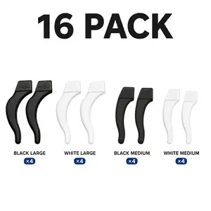 16-Pack Silicone Anti-Slip Eyeglass Ear Grips - Non-Slip Temple Tip Retainers for Sunglasses, Reading Glasses - Festive & Home Party Gift (Home, Festive & Party Supplies)