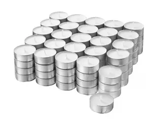 IKEA GLIMMA Unscented Tea Light Candles – Long-Burning Tealights Pack of 100 / 200 / 300 for Home, Events, Decor, Aromatherapy Set Cozy Decoration Warmth Charm Ornaments