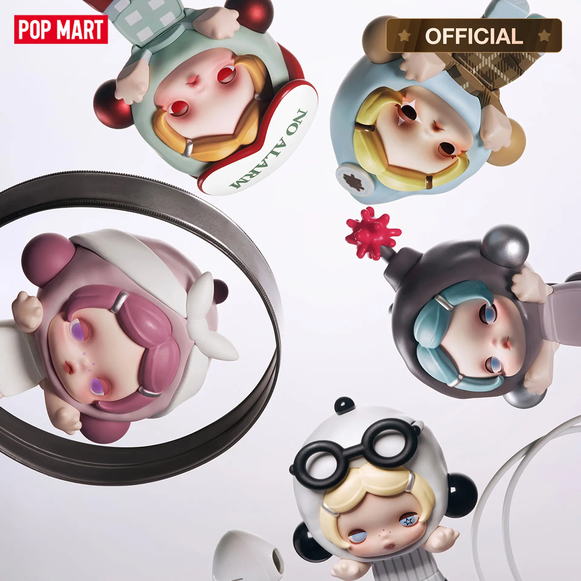 【NEW】POP MART POP ATTACH θ SKULLPANDA Off Mode Series Blind Box