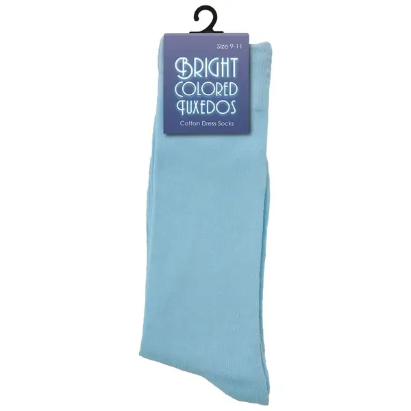 Baby Blue Dress Socks