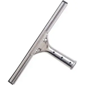 212 MAIN 8 In. Stainless Steel Telescopic Window Squeegee, Rubber Blade Tool for Streak-Free Home Care Tasks, Telescopic Squeegees