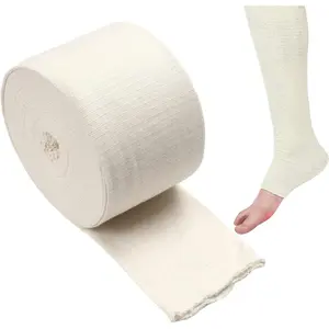Tubular Bandages Elastic Support Bandage Size D Washable Compression Bandage Compression Wrap Roll for Arms Lower Legs 3in X 26ft