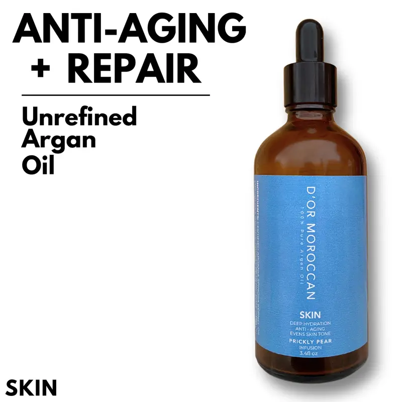 Unrefined Argan Oil for Skin: Anti-Aging and Repair Moisturizer Moisturizing Skincare Acne Eczema Hydrating Moisture Daily