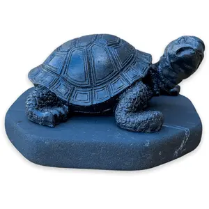 Shungite Turtle Carving