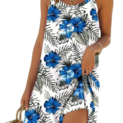 cotton midi dress for women Versa Cotton Dress with Nursing Zippers in Harvest Blooms XXL (US18)