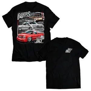 Bandas Y Trocas Atlanta 2025 Boost District 2 Side T-shirt, Gift, Graphic Tee Cotton Menswear